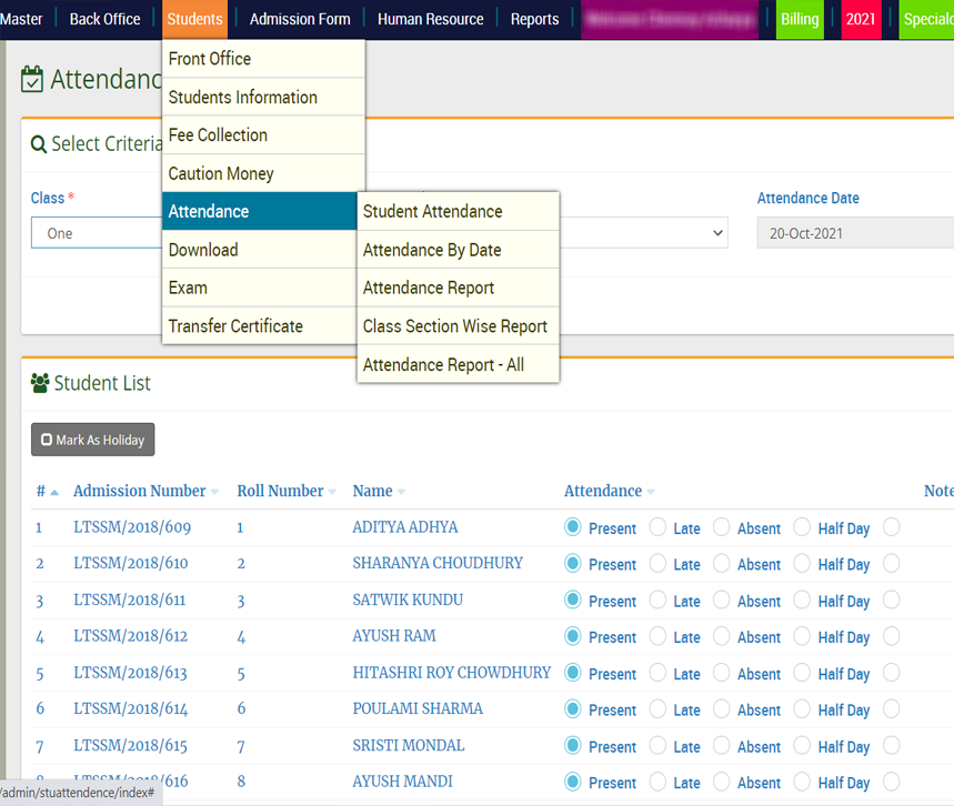 Attendance Management